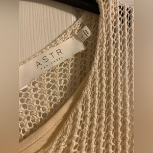 ASTR The Label Cream Knit Dress (NWOT)